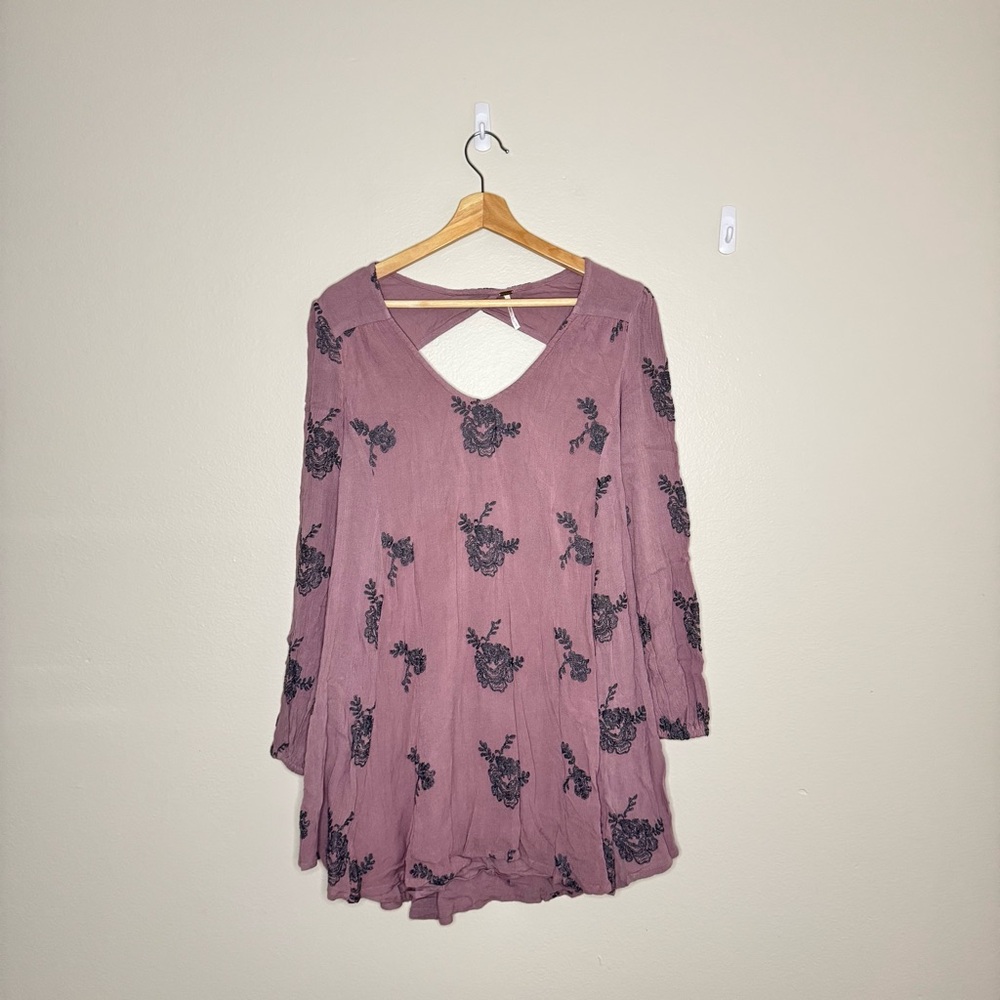 FREE PEOPLE | Austin Longsleeve Dress - Picture 3 of 5